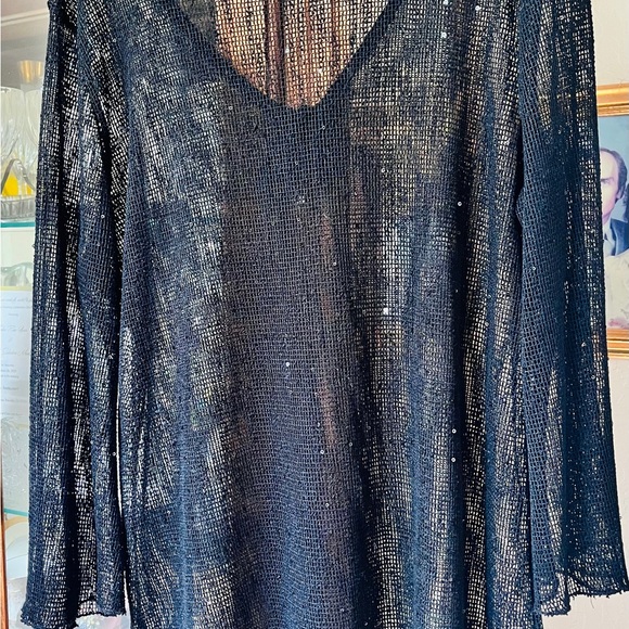 Dotti Black Lace Swim Coverup - Picture 2 of 10